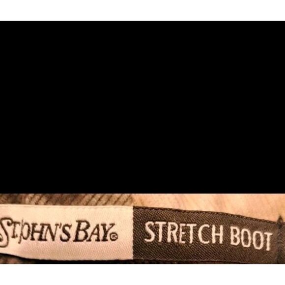 St. John's Bay Womens Size 12 Brown Stretch Boot Corduroy Pants Custom 32x30 - Picture 7 of 7